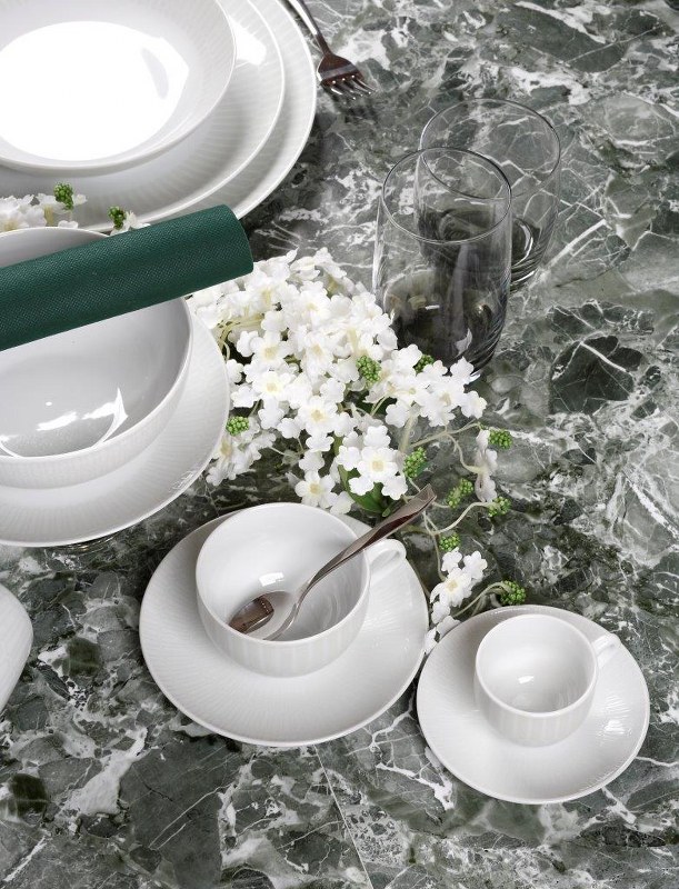 Σετ Φλυτζάνια Τσαγιού 6τμχ Πορσελάνης 250ml Astrid CRYSPO TRIO 25.195.16 (Υλικό: Πορσελάνη, Χρώμα: Λευκό) - CRYSPO TRIO - 25.195.16